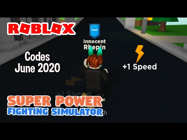 Roblox Power Fighting Simulator Codes (November 2023)