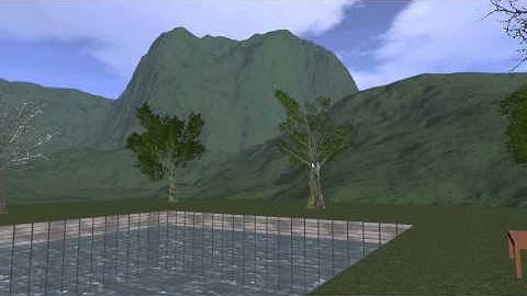 DirectX 11 Scene - Rain and rippling water