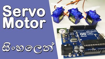 SG90 Servo Motor Sinhala Tutorial for Beginners Simple Arduino Lessons in Sinhala