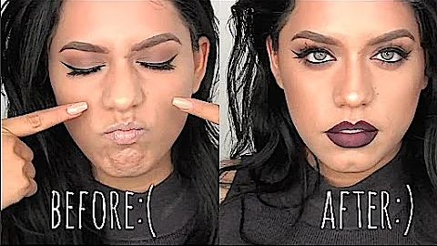 HOW TO CONTOUR YOUR NOSE!!! @brittanybearmakeup inspired