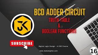 79 || DLD || BCD Adders: Using Full Adders, Truth Table, Boolean Functions, and Circuit Diagram #dld