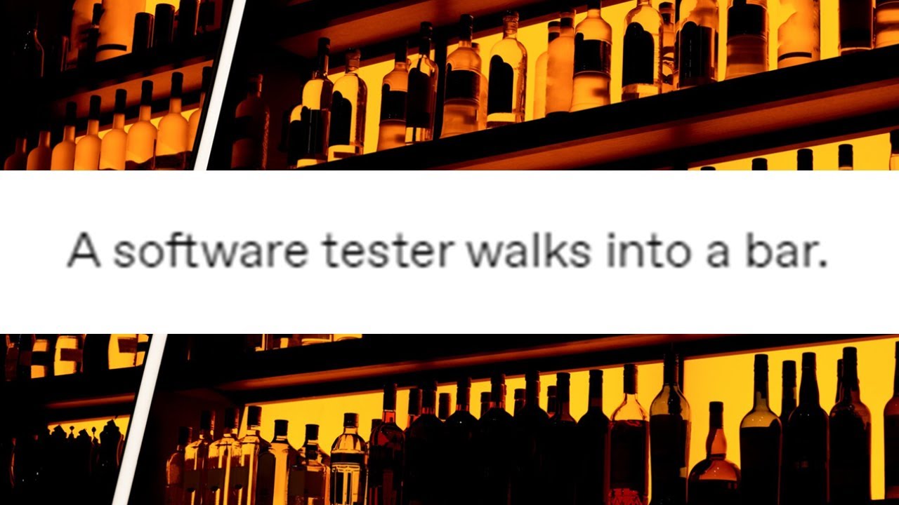  New  A software tester walks into a bar