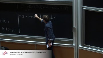 Daniel Huybrechts: Algebraic and arithmetic aspects of twistor spaces