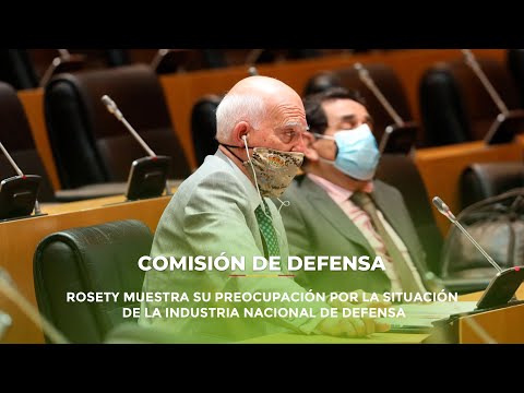 Rosety muestra su preocupación por la situación de la industria nacional de defensa