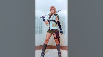 The first character I cosplayed! Almost a DECADE ago!⚡️Lightning Final Fantasy 13 🌸