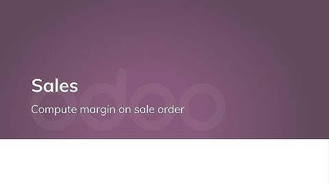 Compute margin on sale order