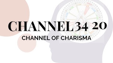 Human Design Channels -The Channel of Charisma: 34 20