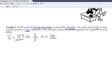 MA 381: Statistical Application, Part 6: More Examples of Constructing Confidence Intervals