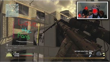 FAN TURNS ME DOWN - MW2 Trickshotting ft. Zeimzy!