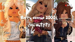 Berry avenue 2000s fem outfits codes compilation |°Roblox
