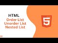 Html listing tag For Beginners | Upgrade Skill