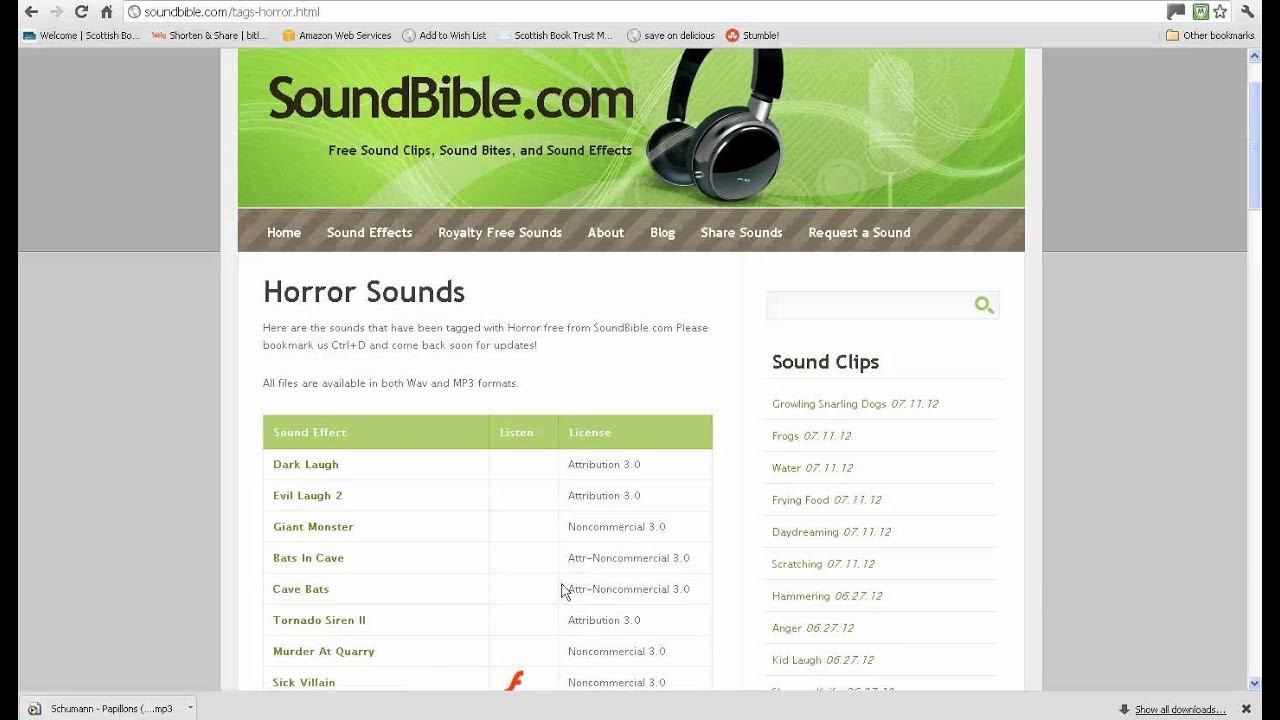 and soundbible tutorial YouTube
