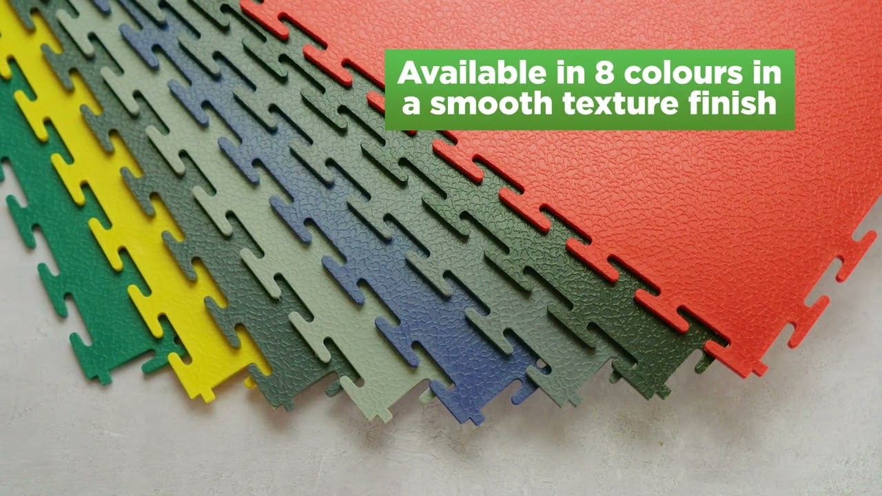 Ecotile lnterlocking Floor Tiles Screwfix YouTube