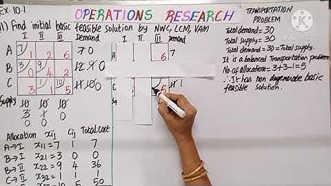 Class12|BM79| EX10.1-11| Bus.maths| All in one problem- NWC, LCM, VAM- compare Transportation cost