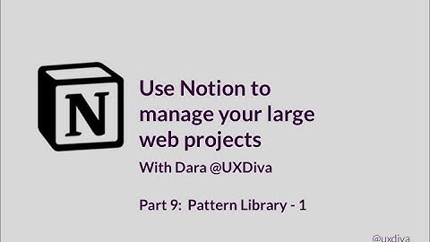 9. Web Project: Pattern Library (1)