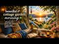 beautiful cottage garden morning 🌳 soft piano for stress relief, deep focus &amp; quiet mind