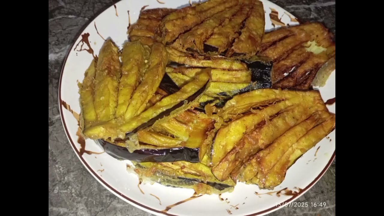 بدنجال مقلي كيجي رائع