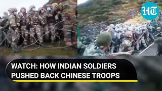 Indian soldiers thrash advancing Chinese troops at LAC; Undated video surfaces after Tawang clash