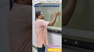 Touch Screen Digital Interactive Display Digital Board Khan Sir