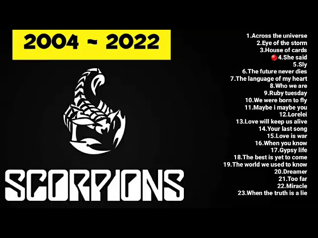 SCÖRPIÖNS Best Ballads 2004 ~ 2022 class=
