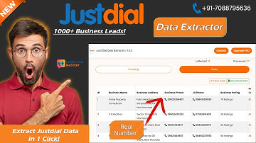 Extract data from Justdial | Justdial lead extractor software