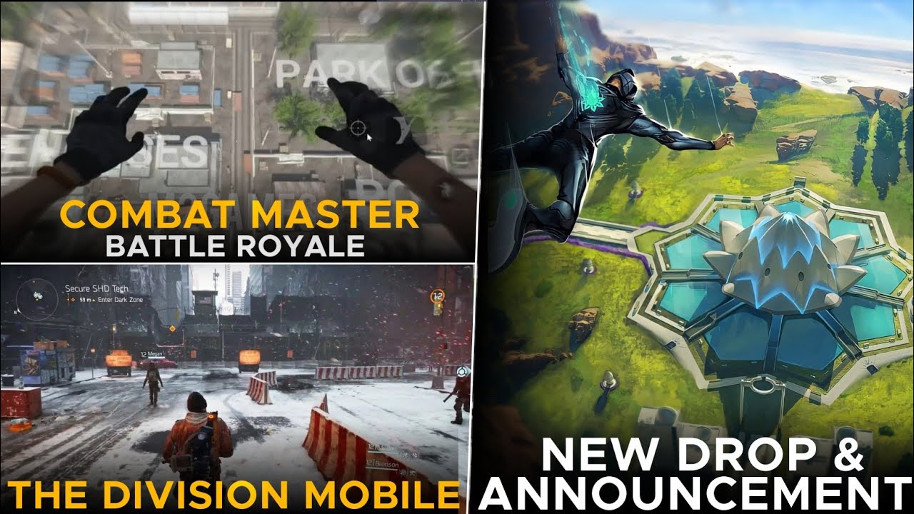 Indus game new drop & something big soon| Combat master battleroyale mode | the division mobile|faug