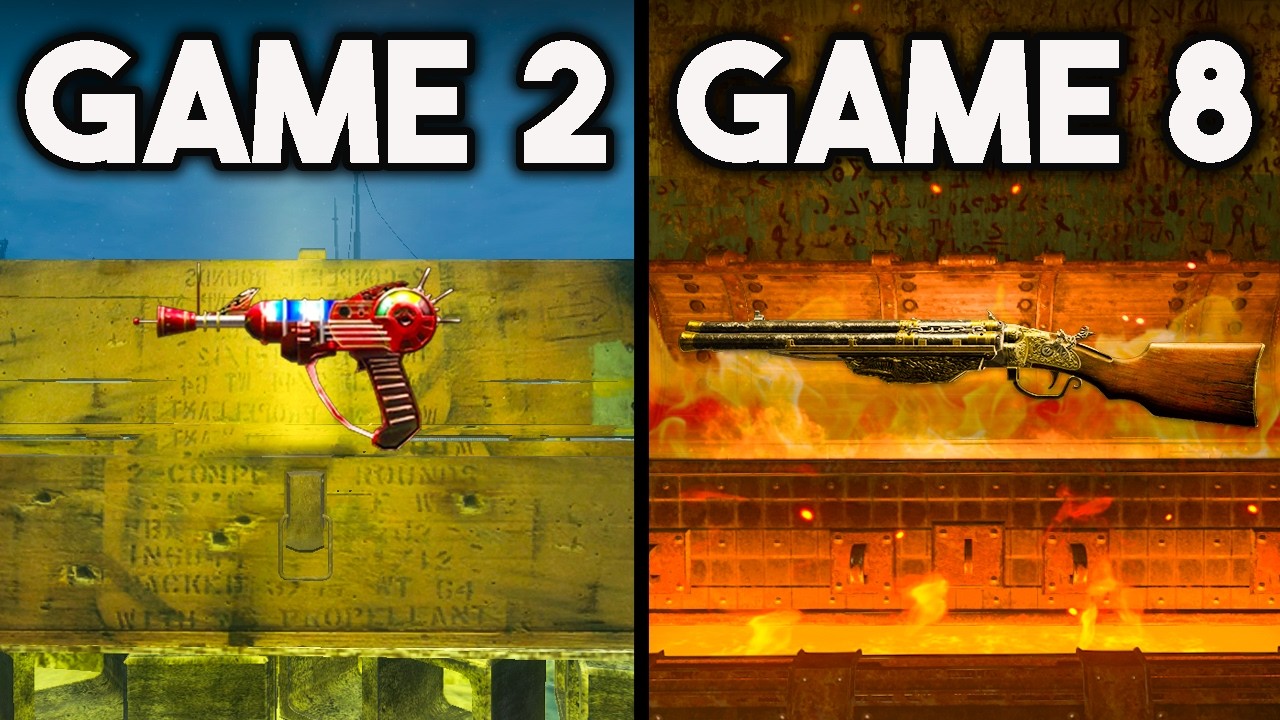 1 Box Challenge On Every Zombies Game YET AGAIN!