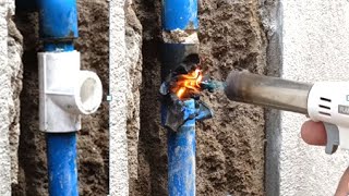 How To Fix A Broken PVC Pipe in Concrete Wall