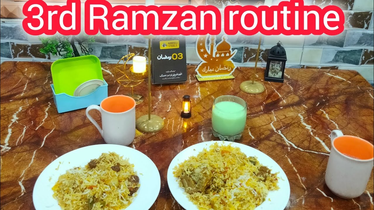 3rd Ramzan routine #ramzanspecial #ramzanmubarak #viral #foryou #youtubevideo 