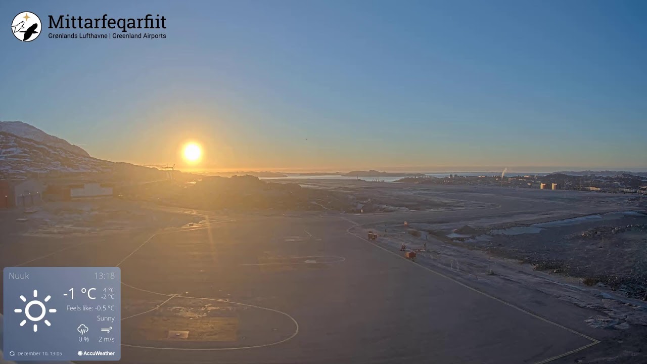 Nuuk Airport South - YouTube