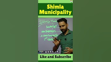The Shimla Municipal Corporation #hpgk #shimla #municipality