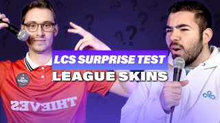 Can pros name these LEAGUE OF LEGENDS SKINS? - LCS Surprise Test