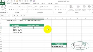 Residuo en Excel
