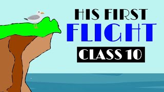 His first flight class 10- Summary in Hindi with PYQs & MCQs | Two stories about flying