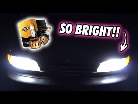 EASY HEADLIGHT UPGRADE!! // Auxbeam LED Install // 1993 Toyota Previa