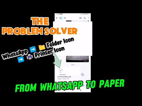 How to Save a PDF from WhatsApp & Print It Directly from Your Phone