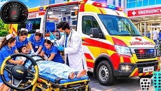 Best Ambulance City Rescue Simulator - 911 US Emergency Ambulance Driving 3D 2026 - Android Gameplay screenshot 3