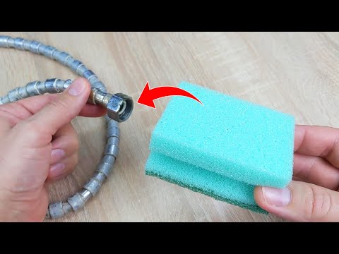 Stick a sponge in the shower hose and a miracle will happen!