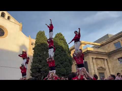Castellers de Barcelona: Vano de 5 - Diada dels Xiquets de Tarragona (21/10/2023)