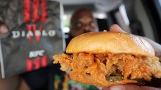 KFC Diablo Chicken Sandwich Review!
