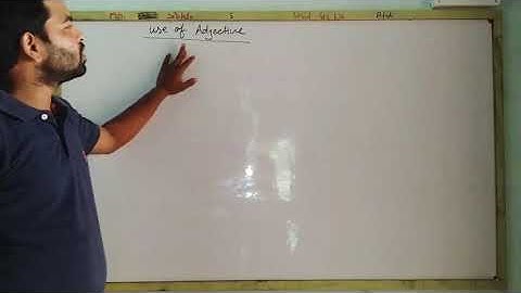 Synthesis Simple sentence Use of Adjective with exercise by Atul Sir