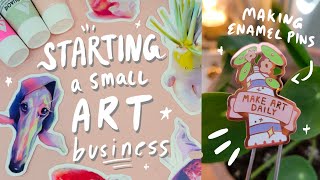 How to Make Enamel Pins ✨ Launching my Online Store!