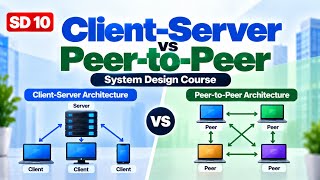 SD 10 | Client-Server vs Peer-to-Peer Architecture | System Design Course | Uplatz