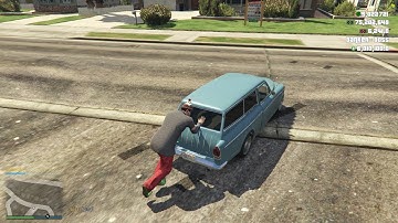 Gta V FiveM push broken down vehicle