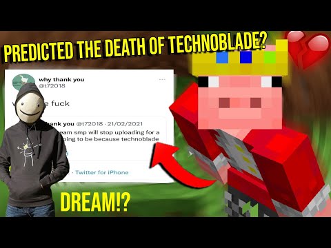 Dream addresses Minecraft star Technoblade's death after battling cancer