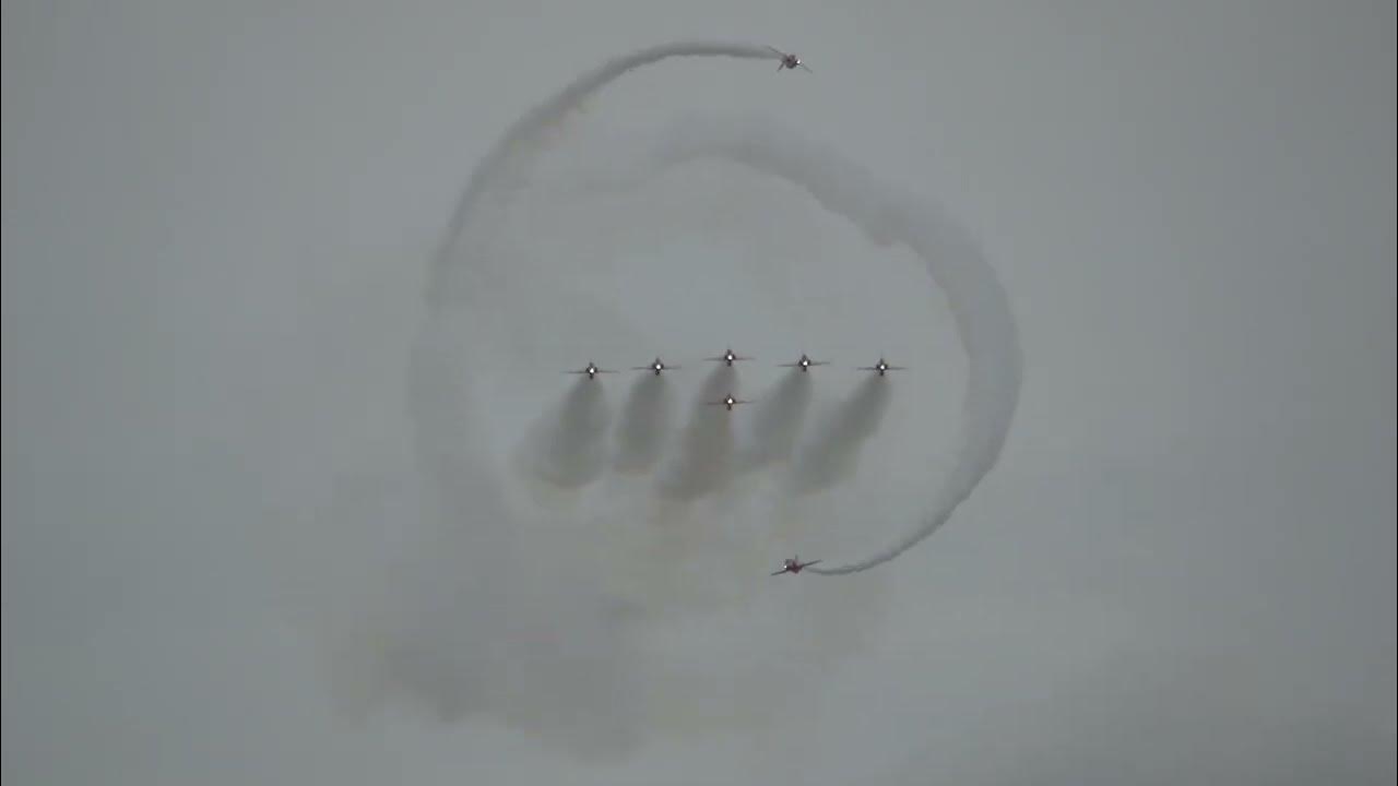 Amazing and Highly Skilled Red Arrows Display at RIAT Airshow 2023
