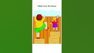 Dop 2 (Delete One Part) Level-1025 Climb over the fence #viralvideo #shorts #dop2 @xfurygames