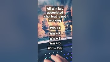 Microsoft Windows Tip - How to fix Windows key not working on Windows 10 and Windows 11