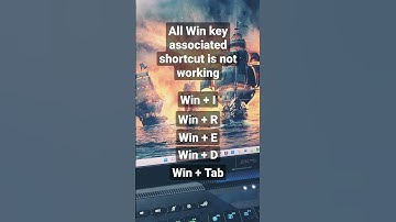 Microsoft Windows Tip - How to fix Windows key not working on Windows 10 and Windows 11