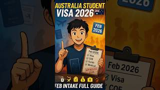 Australia Student Visa 2026 🇦🇺 | Complete Feb Intake Guide